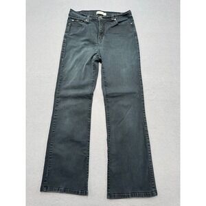 Levi's 512 Jeans Women's 12 Black Faded Perfectly Slimming Bootcut Slim Denim